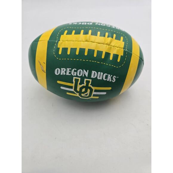 OREGON DUCKS FOOTBALL Vintage Collectible Plush Football - Picture 2 of 5